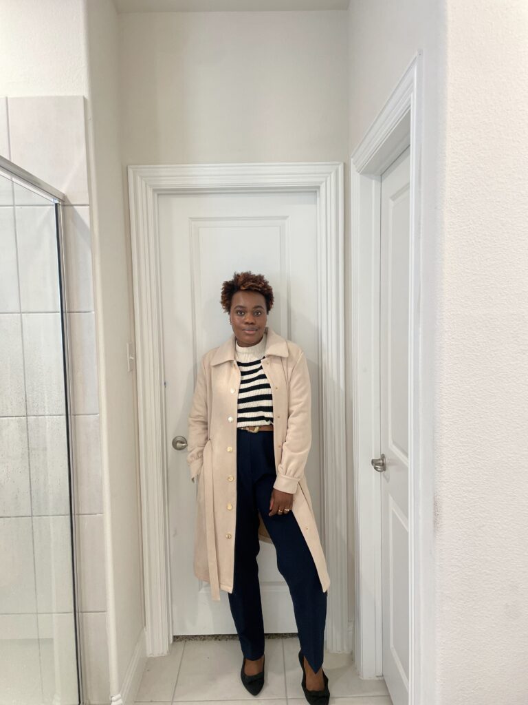 Trench coat everyday style outfit